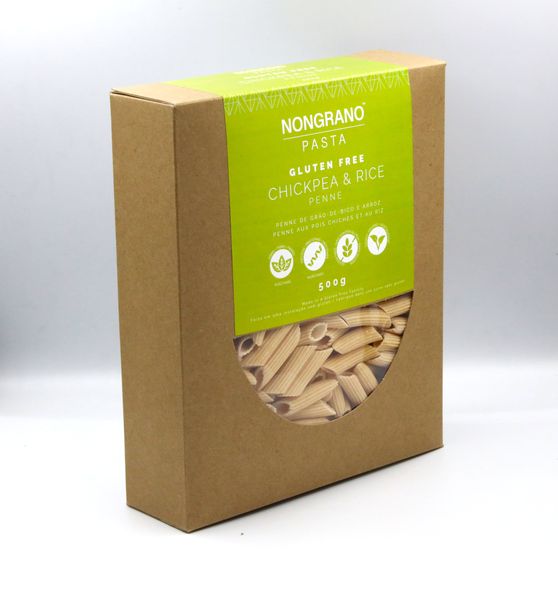 Nongrano Chickpea &amp; Rice Penne (Gluten Free) - 500g