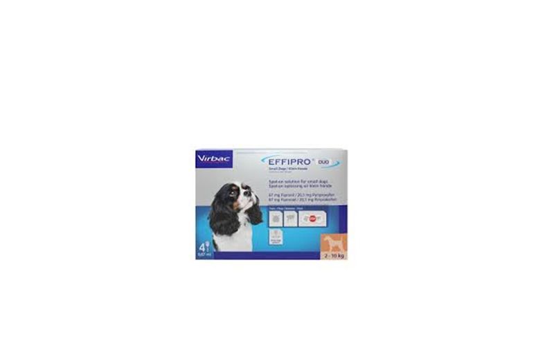 Virbac - Effipro DUO Spot-On Treatment for Small Dogs 4 Pack