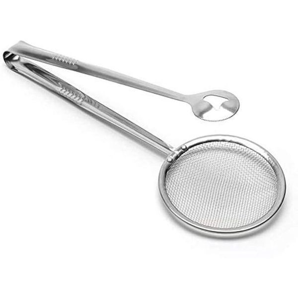 Essentials Meshed Stainless Steel Frying Picker