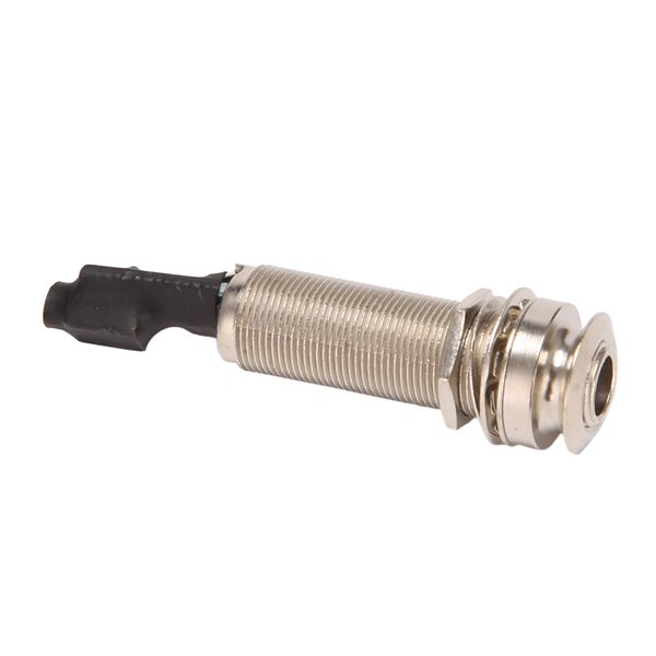 Guitar Endpin Jack, 6.35mm Output 2.5mm Input Endpin Jack for Acoustic Guit