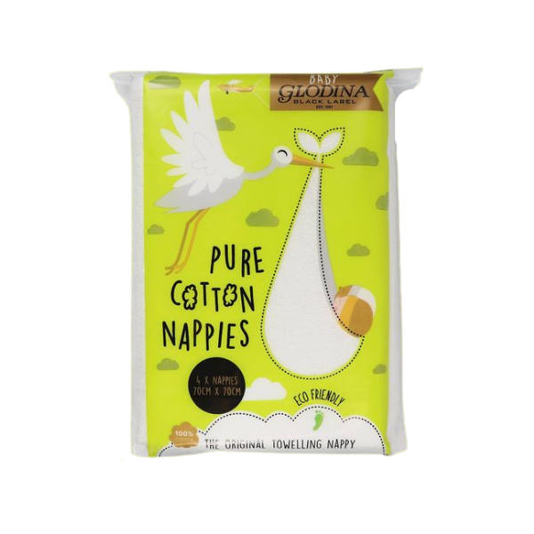 Baby Glodina Pure Cotton Toweling Nappies
