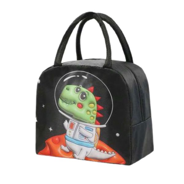 Unique Dinosaur Astronaut Design Thermal Insulation Lunch Bag