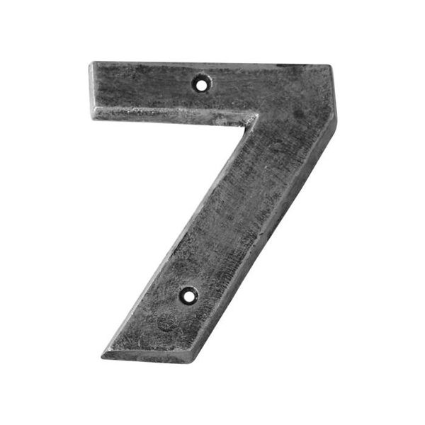 Antique Silver House number No.7- 20cm