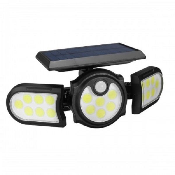 40W Solar Wall Light Three Head Induction Motion image