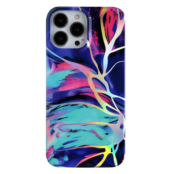 Colorful Laser Marble Design Phone Cover for iPhone 11 Pro Max