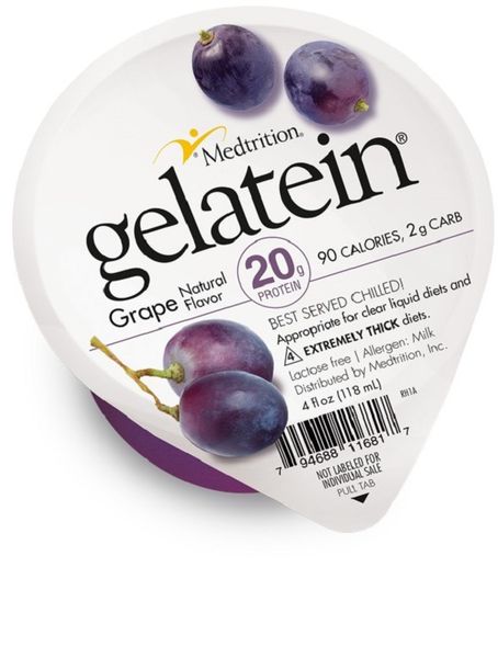 Medtrition - Gelatein. 20 Grape Flavoured (36 x 118ml)