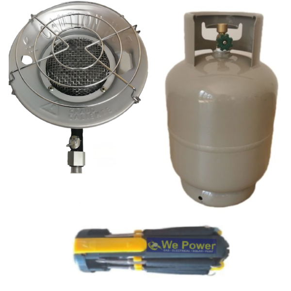 Gas Heater Portable Gas Heater With 5kg Cylinder &amp; Free Screwdriver Set