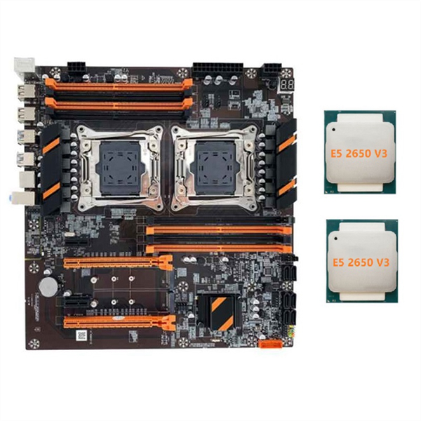 X99 Dual CPU Support DDR4 ECC Memory Maximum 256G LGA2011 Motherboard