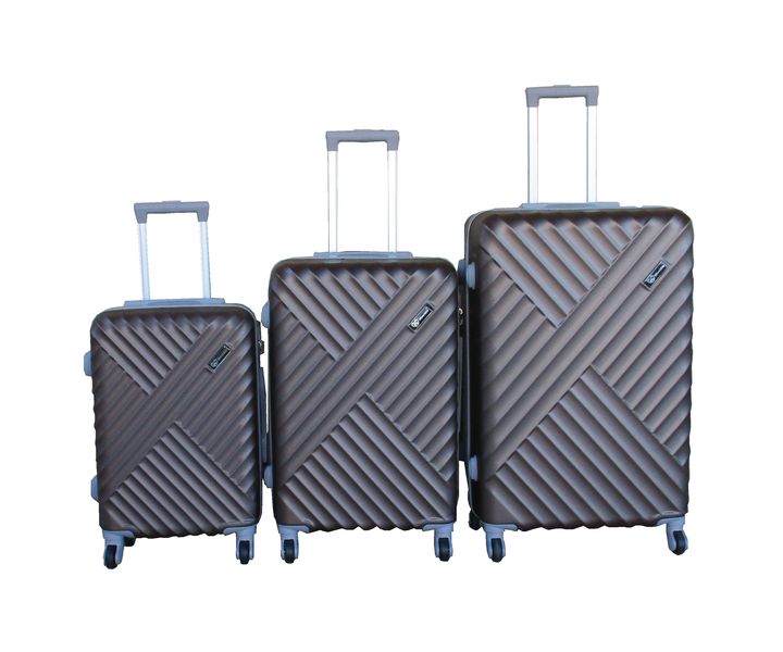 3-Piece Travel Luggage Suitcase Bag Set - Stylish - BLue