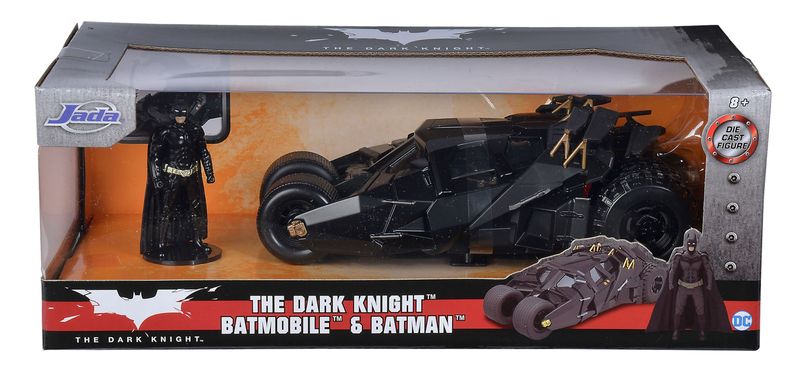Jada Batmobile 2008 The Dark Knight Batmobile 1:24 with figure
