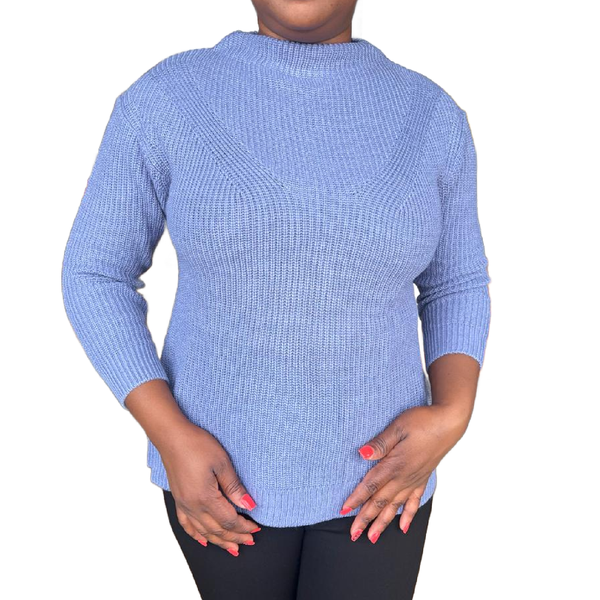 Women's Winter Sweaters Solid Colour Knit Sweater Loose Jersey