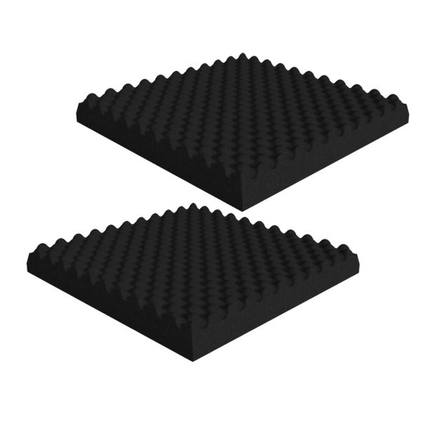 Convoluted Foam Acoustic Panel 500mmX500mm x2 pack