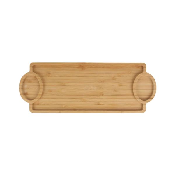 Bamboo Appetizer Platter Serving Tray