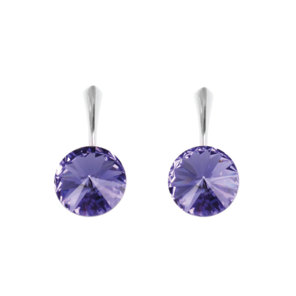 K Crystals Swarovski Element Rivoli Earrings