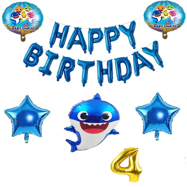 Baby Shark Balloon Set 4 Years