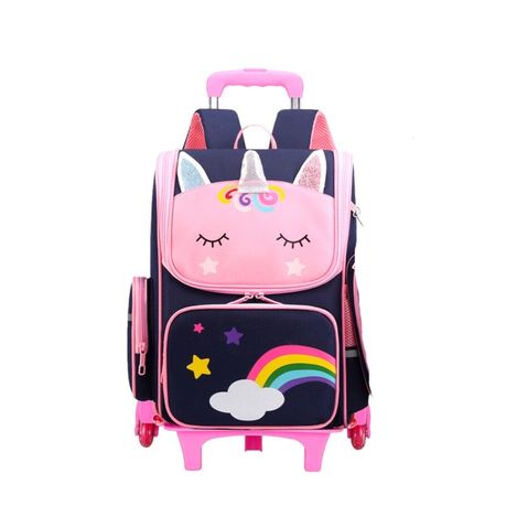 Unicorn backpack best sale with wheels