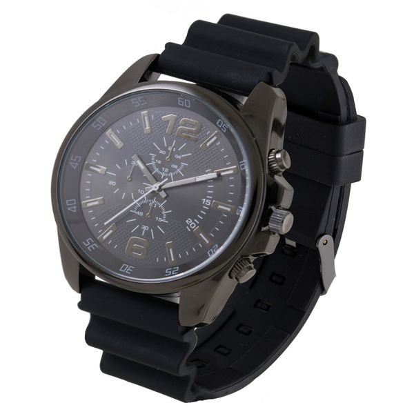 Digitime Bold Gunmetal Watch [Black]