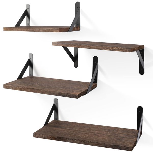 Floating Shelves Wall Mounted Set Wall Decor Wood Floating for Bedroom