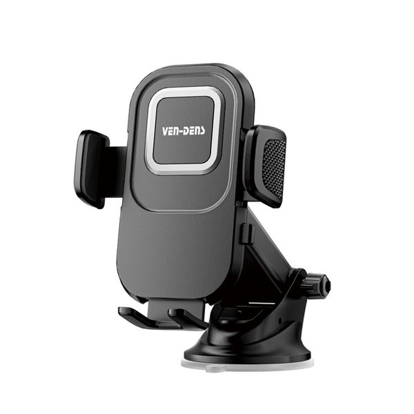 Ven-Dens Universal 360 Car Cell Phone Holder - Black