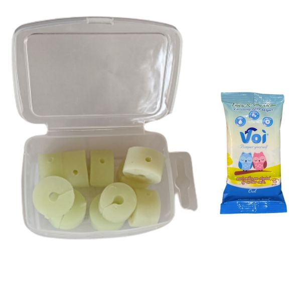 10 Glow in the Dark Fishing Policemen's/Bite Indicators and Wipes