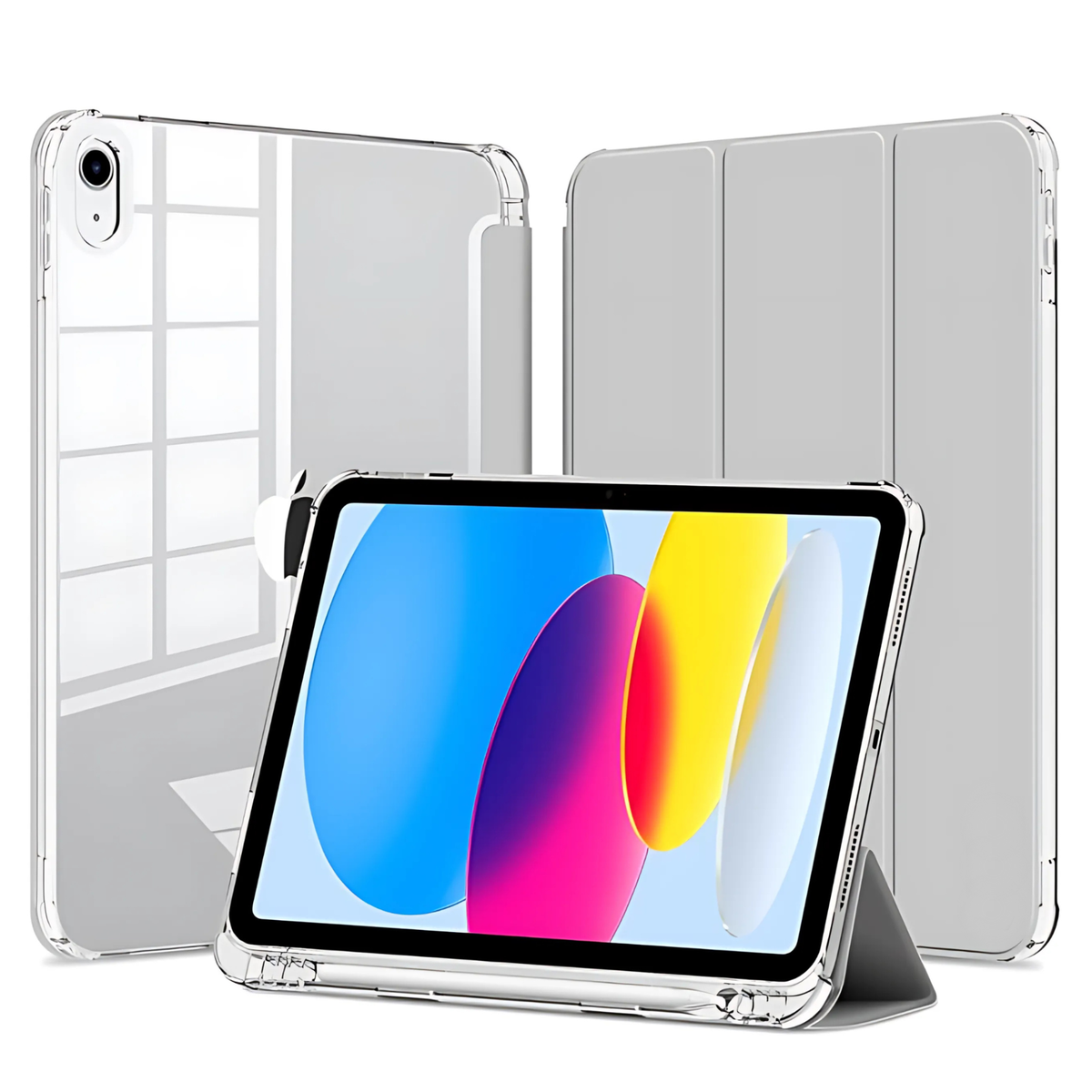 GENMER Shockproof Flip Case Cover Compatible with iPad 11th Gen
