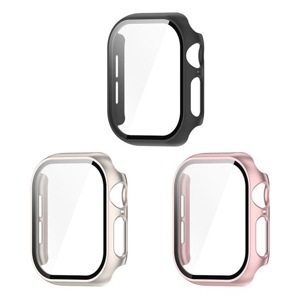3 Pack Watch Case Compatible with Apple Watch Series 9/8/7 45mm