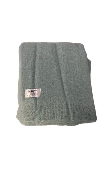 Cape Mohair - Duck Egg - Sea Green 130cm x 180 cm