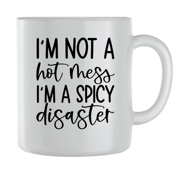Spicy Coffee Mugs for Men Women Funny Quotes Graphic Saying Cup Present 214