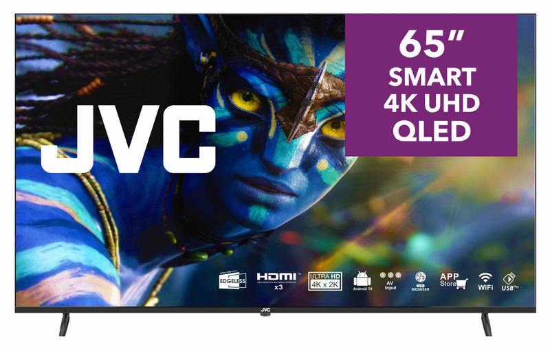 JVC 65 " NQ7115 4K QLED Edgeless Smart TV