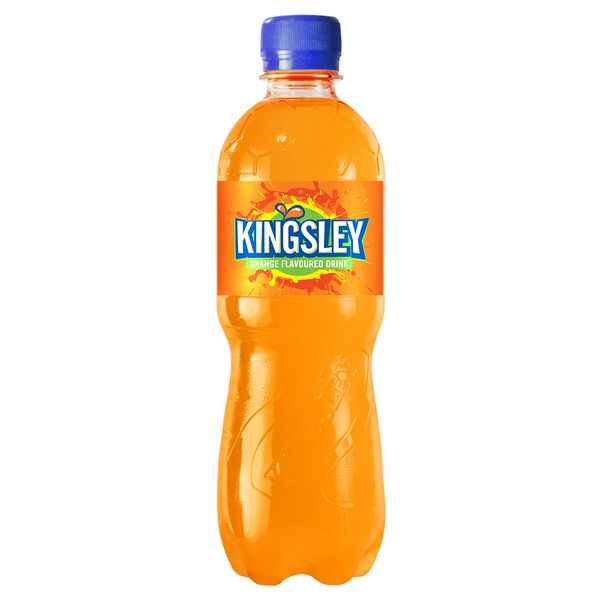 Kingsley Sparkling Soft Drink - Orange (24 x 500ml PET)