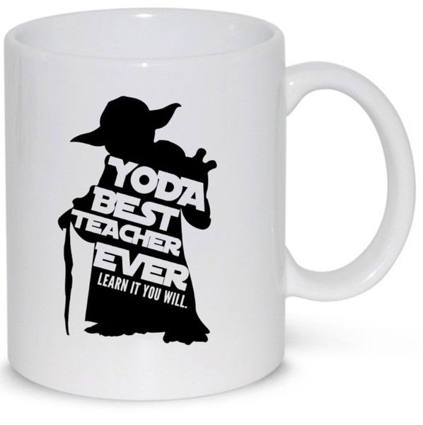 Yoda Best Teacher Ever Star Wars Coffee Mug (11 Oz Normal Size)