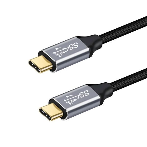 1.5m 100W Type C to C Cable USB 3.1 Gen2 10Gbps Nylon Braided Full Function