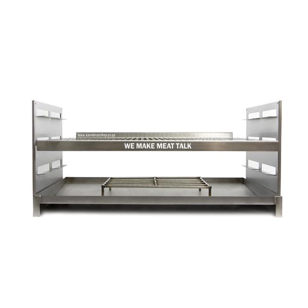 KarooBraai 100 50 Wall Mount Insert Braai with We Make Meat Talk
