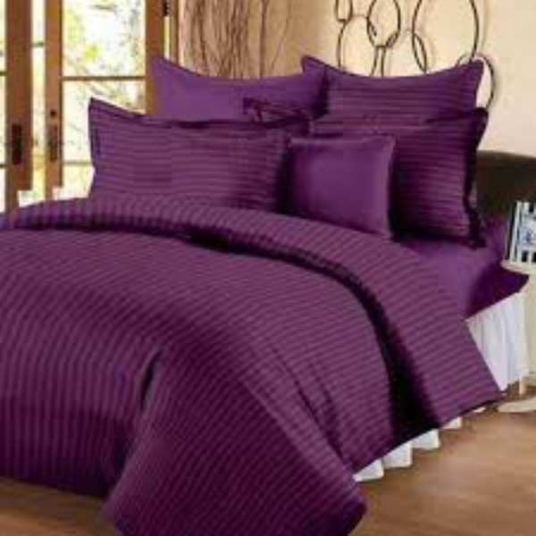 Relax Collection Microfibre Duvet Cover - 3-Piece Set - Purple