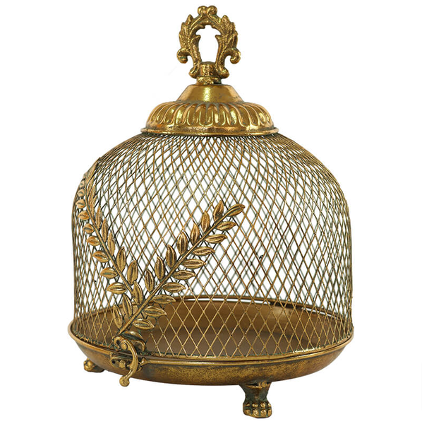 30cm Stainless Steel Round Polished Candle Holder