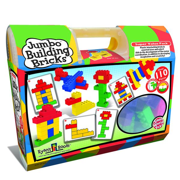 Ryan's Room Jumbo Building Bricks: 112 Pieces
