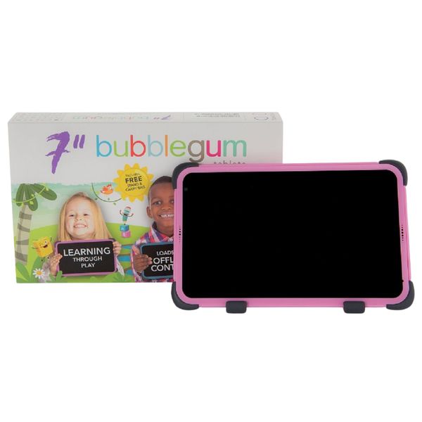 Kids Learning Tablet 7" | SIM &amp; WiFi - Android 11 | Bubblegum