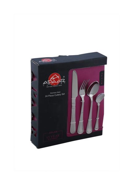 Stainless Steel Cutlery Set 24 Pieces Pack