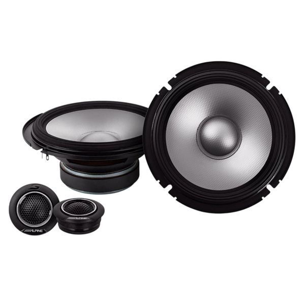 Alpine S2-S65C - 6.5" 240w 2-Way Component Speaker System