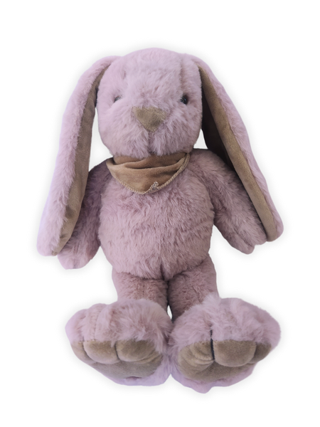 Easter Bunny Soft Plush Toy - Fluffy Long Ears Purple