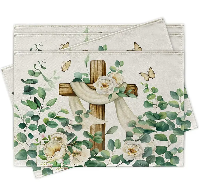 Heavenly Whispers Bless This Home Placemats - Set of 4