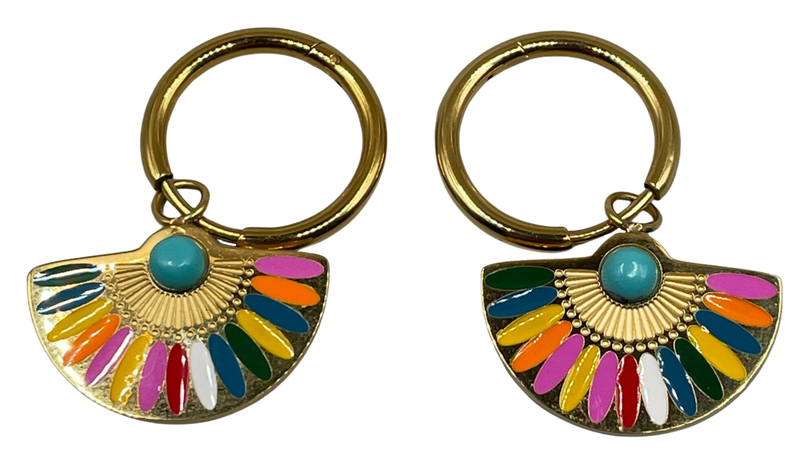Women Gold Stud Earrings