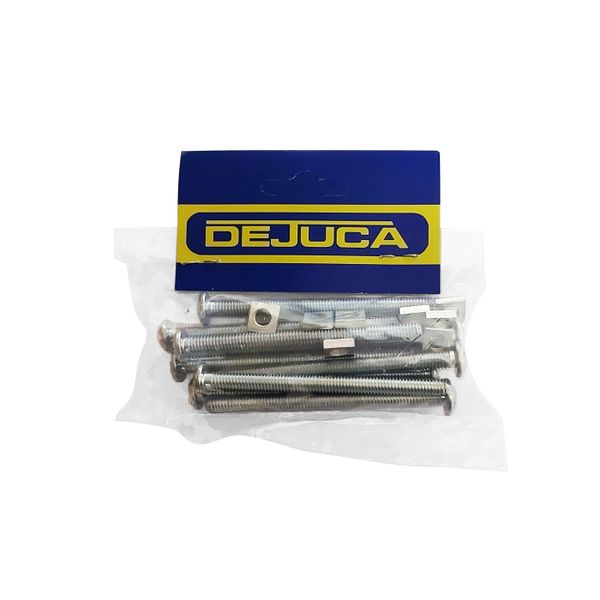 Dejuca - 10 Piece - Gutter Bolt &amp; Nut - 75mm - 6 Pack