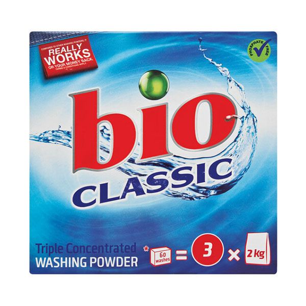 Bio Classic Triple Action Concentrate Washing Powder (4 Boxes x 1.5kg)