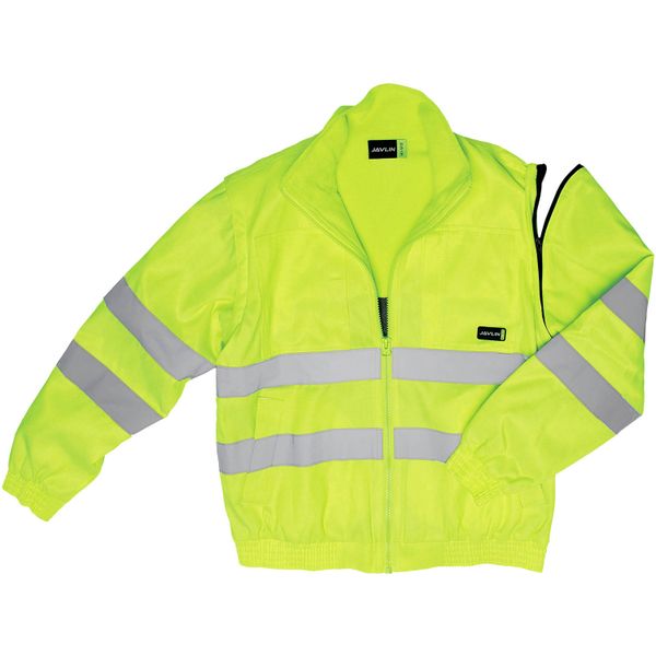 Javlin - Hi-Vis Fleece Lined Bomber Jacket - Yellow