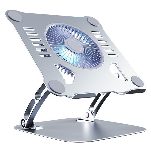 Aluminum Laptop Stand with Cooling Fan Compatible with MacBook Dell Lenovo