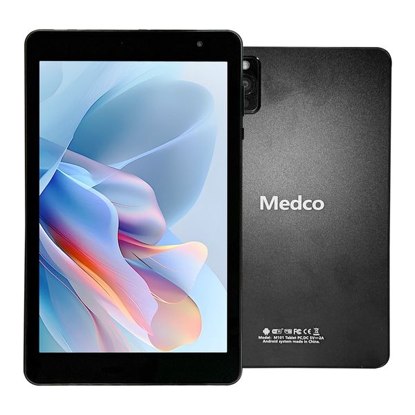 Medco 8-Inch Android Tablet, 4GB RAM 64GB Storage, Dual SIM 4G LTE