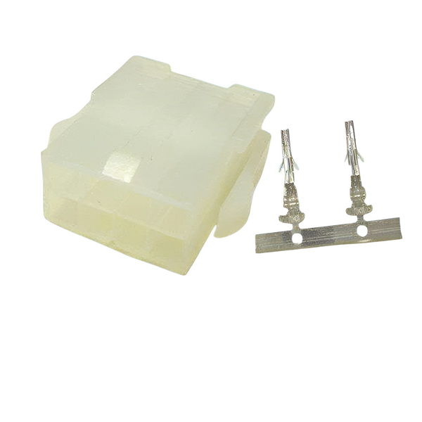 XY141-08M: 4.2mm 8-Way Square Male Connector w/ Release-Lock, 5A-250VAC
