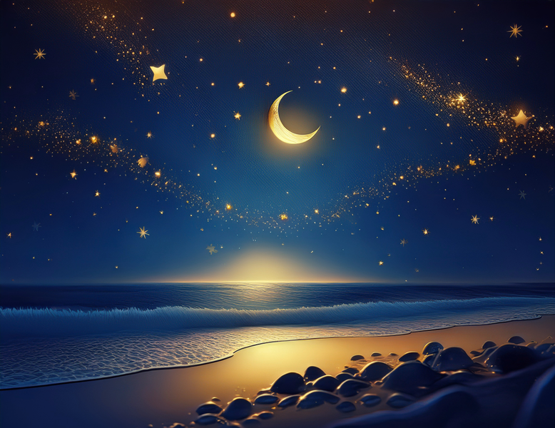 Canvas Wall Art Home Decor - Dreamy night