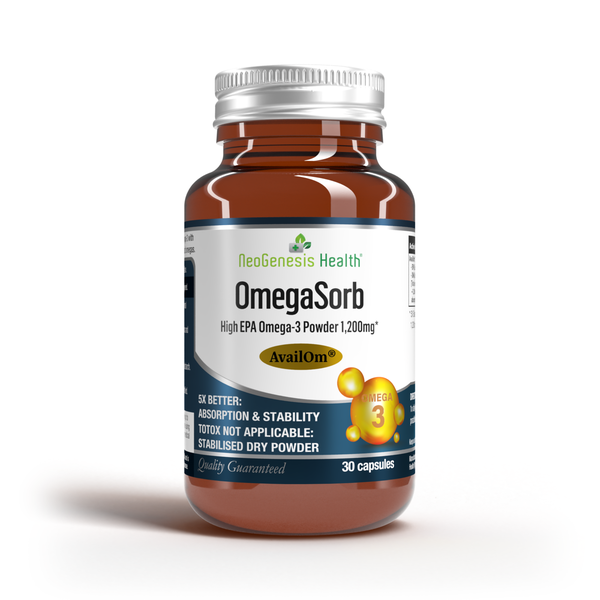 OmegaSorb|High EPA Omega-3|5x Absorbtion|30x Stability| Ultra purified